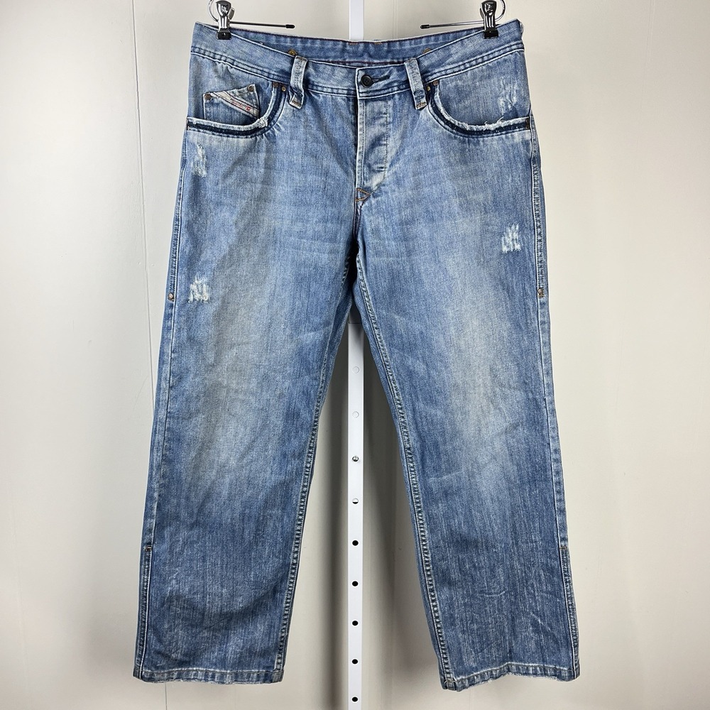 Diesel Mod Busky Denim‎ Jeans Mens Size 36x31 Distressed Y2K 2006